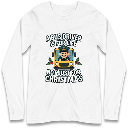 Bus Driver Christmas Longsleeve T Shirt