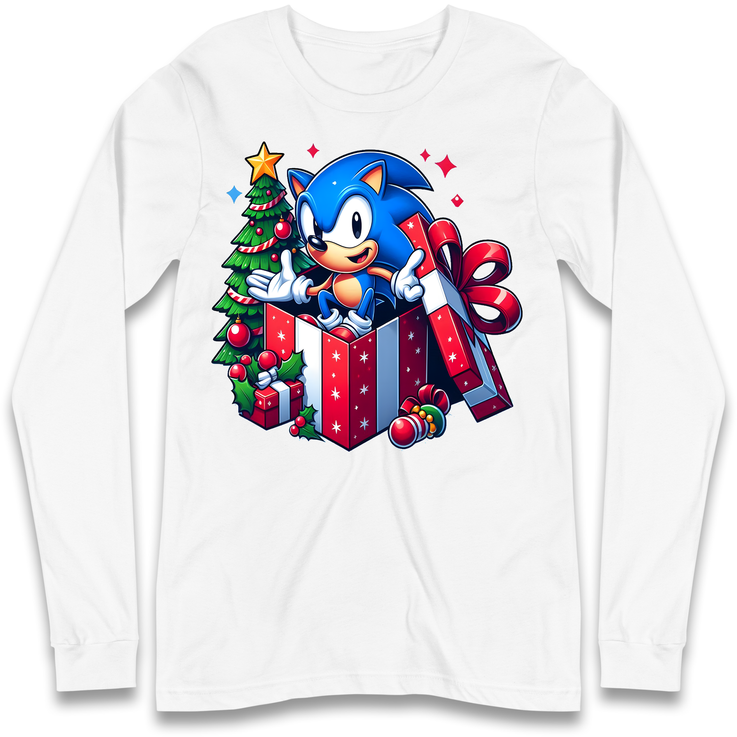 Sonic The Hedgehog Christmas Longsleeve T Shirt