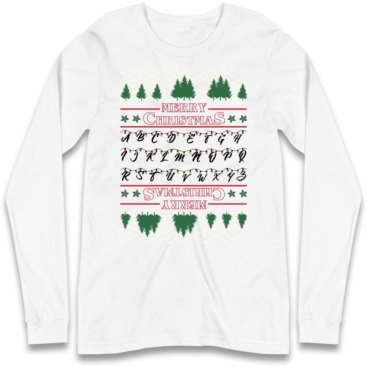 stranger things christmas jumper Longsleeve T Shirt