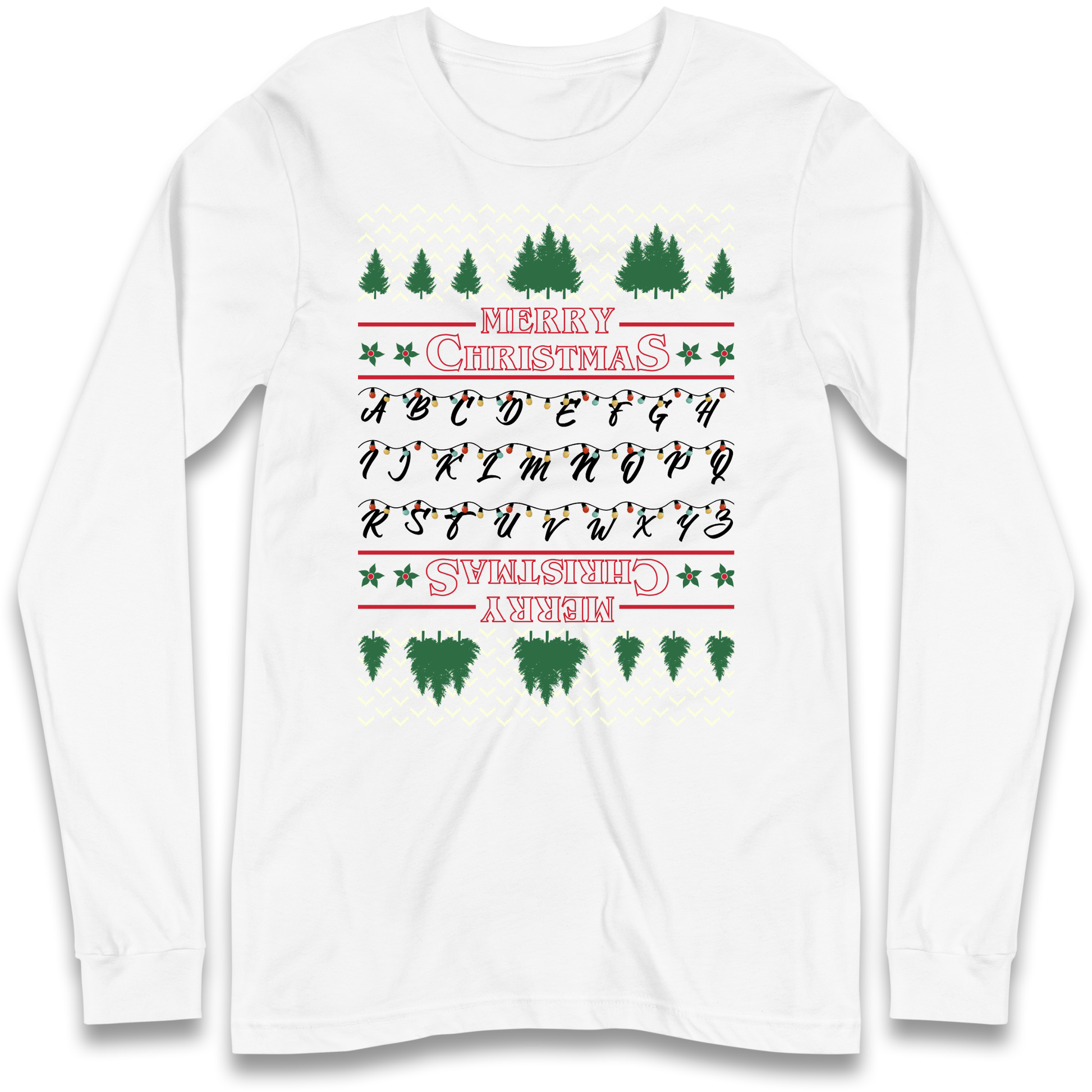 stranger things christmas jumper Longsleeve T Shirt