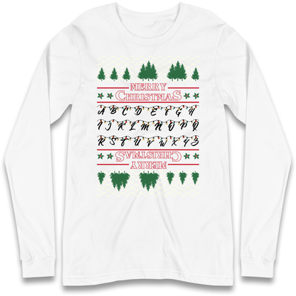 stranger things christmas jumper Longsleeve T Shirt