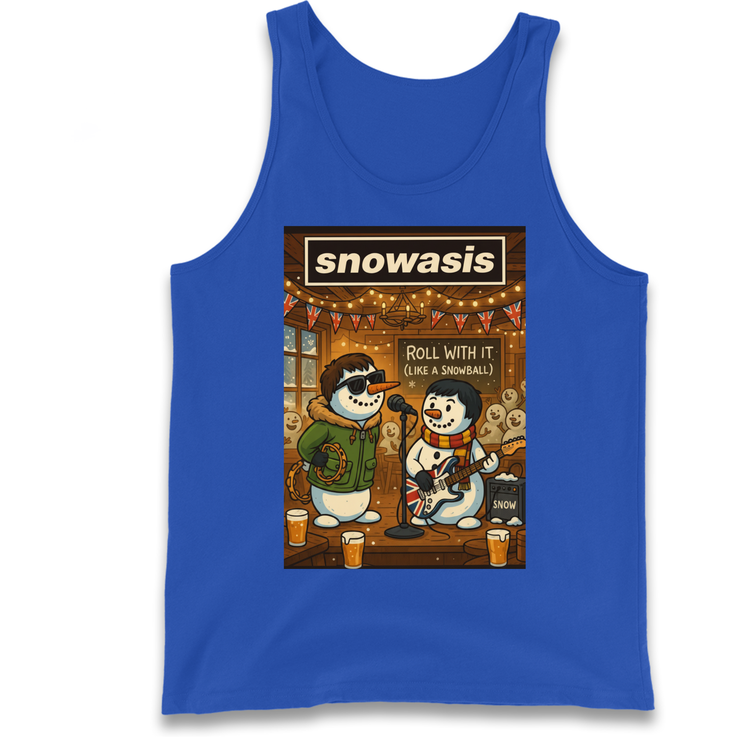 Snowasis Roll Christmas Tank Top