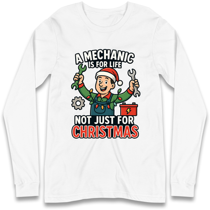 Mechanic Christmas Longsleeve T Shirt