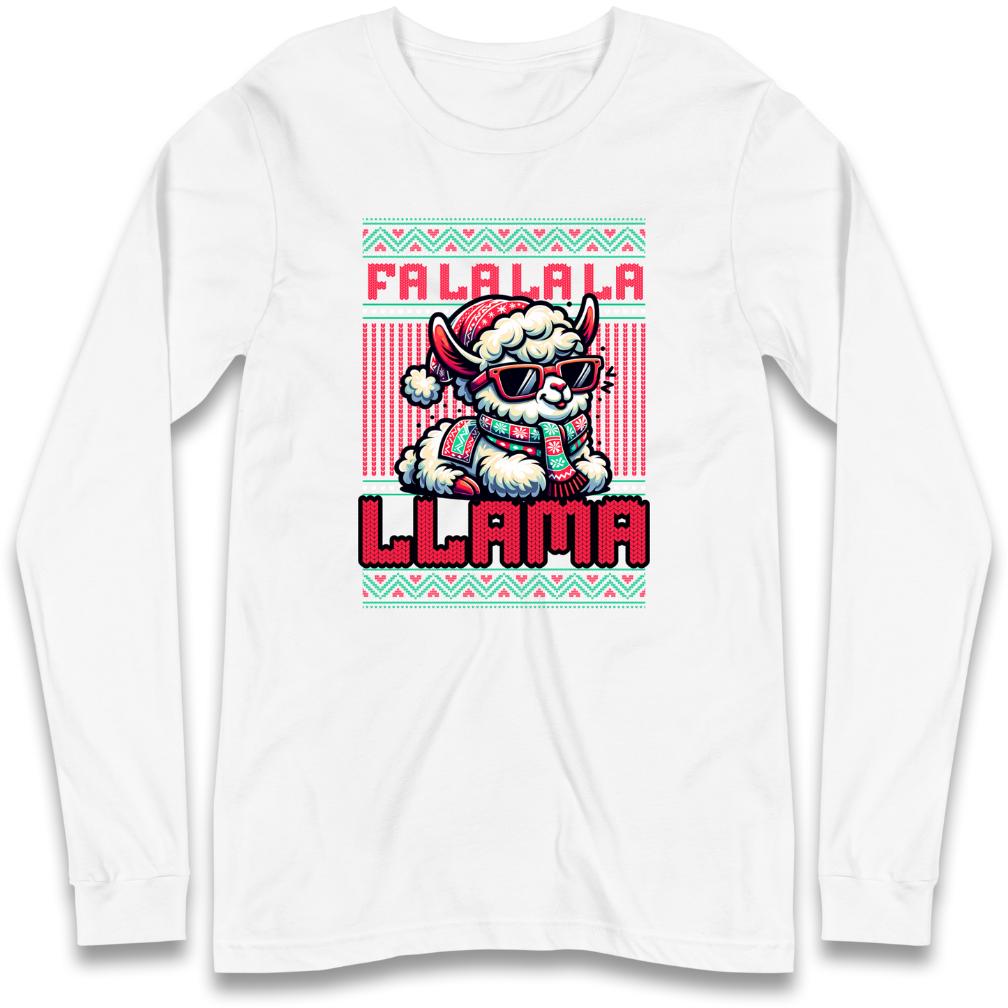 FA LA LA LA LLAMA Longsleeve T Shirt
