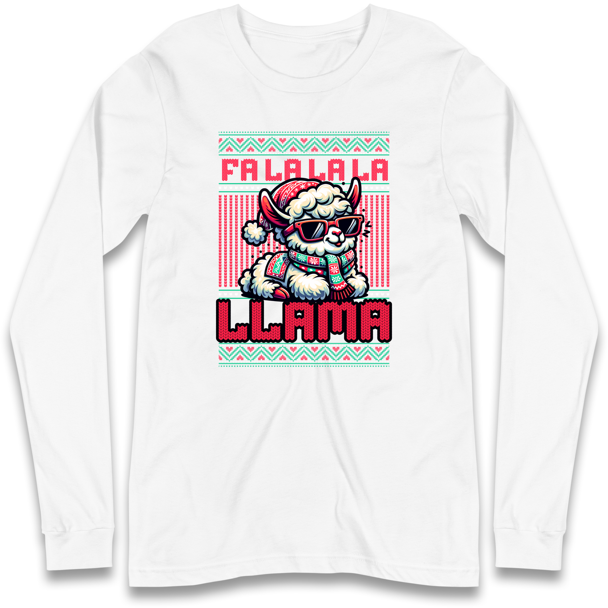 FA LA LA LA LLAMA Longsleeve T Shirt