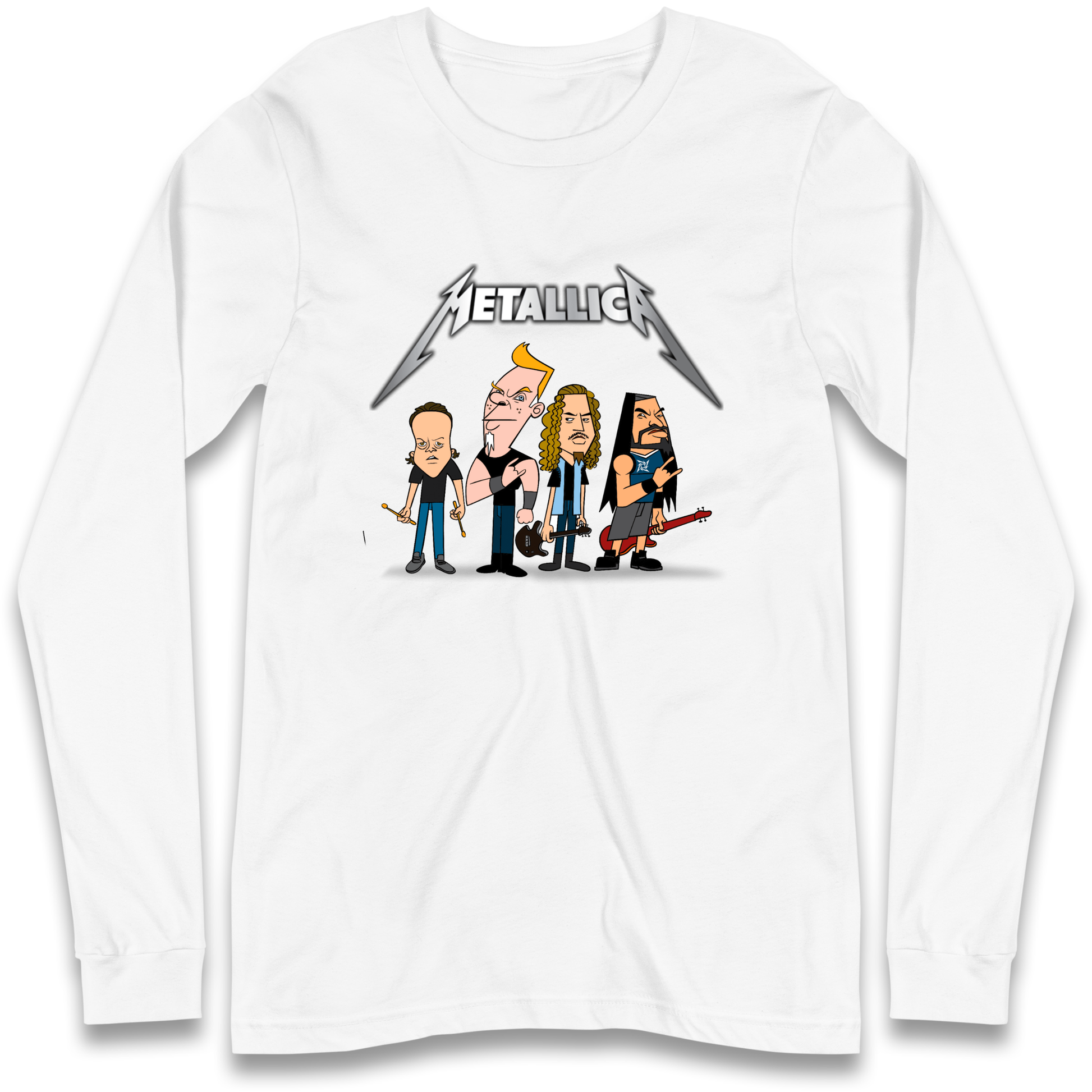 Metallica Cartoon Longsleeve T Shirt