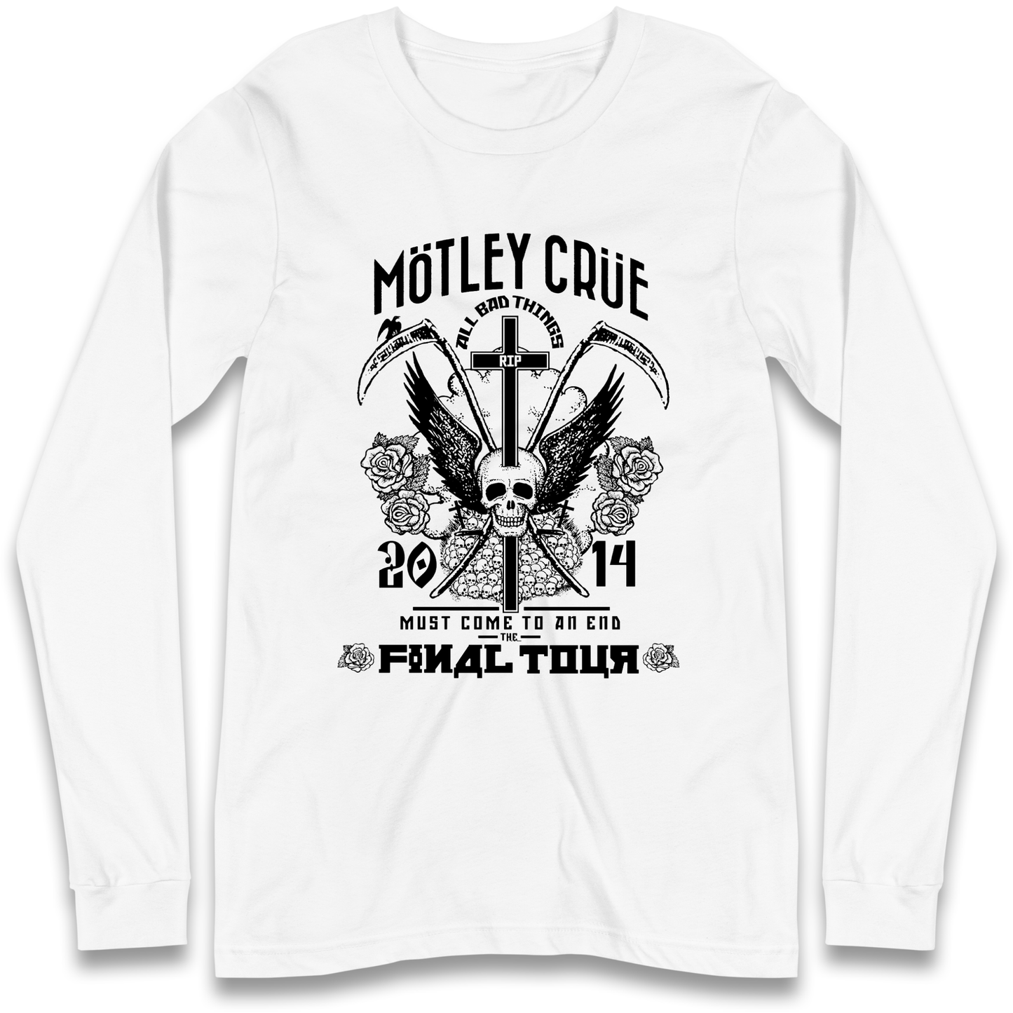 Motley Crue All Bad Things Longsleeve T Shirt