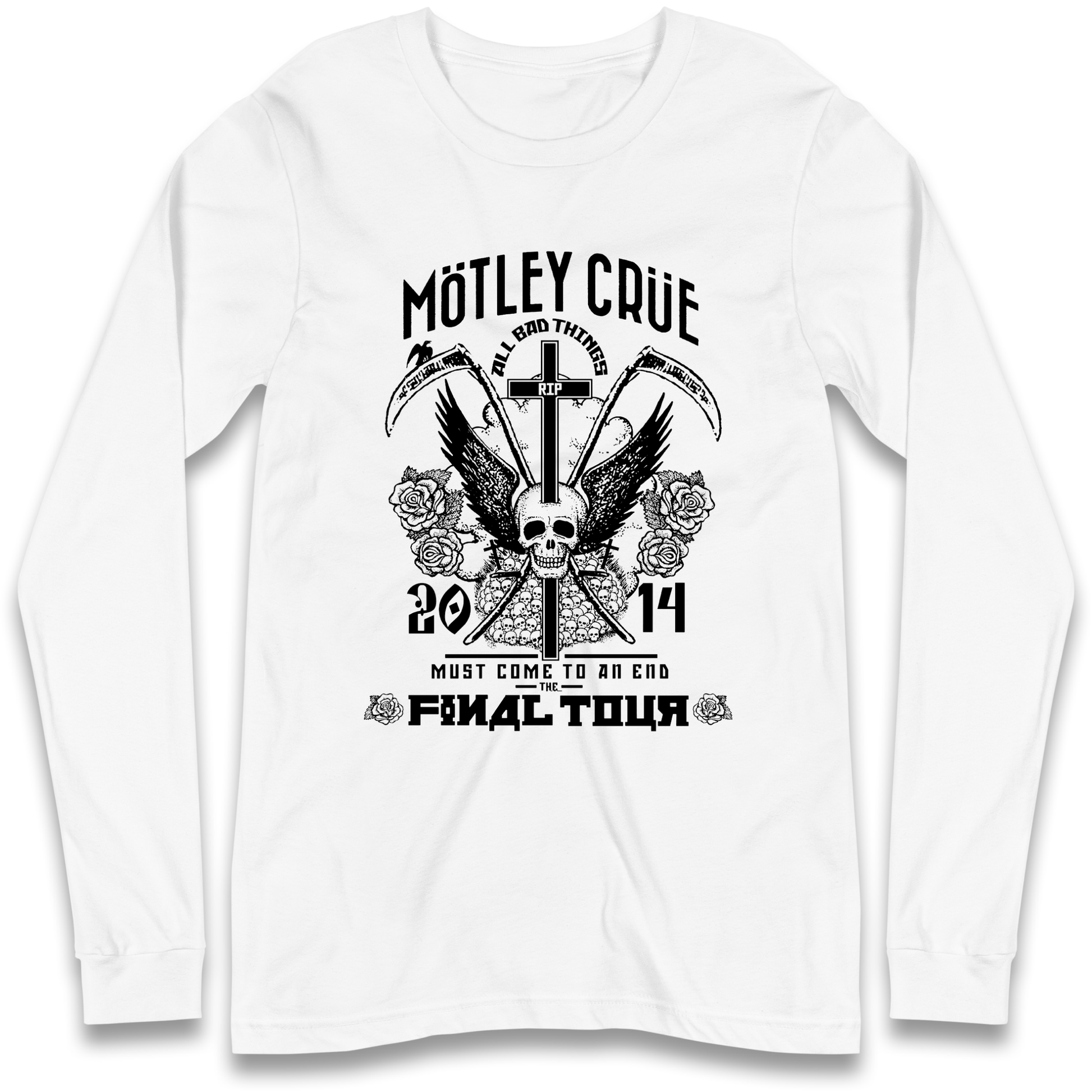 Motley Crue All Bad Things Longsleeve T Shirt