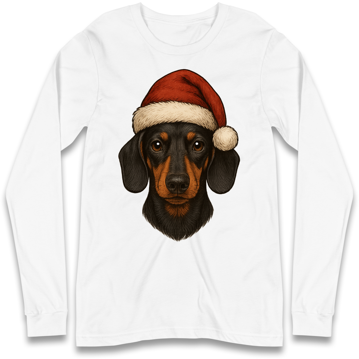 Sausage Dog Christmas Longsleeve T-Shirt