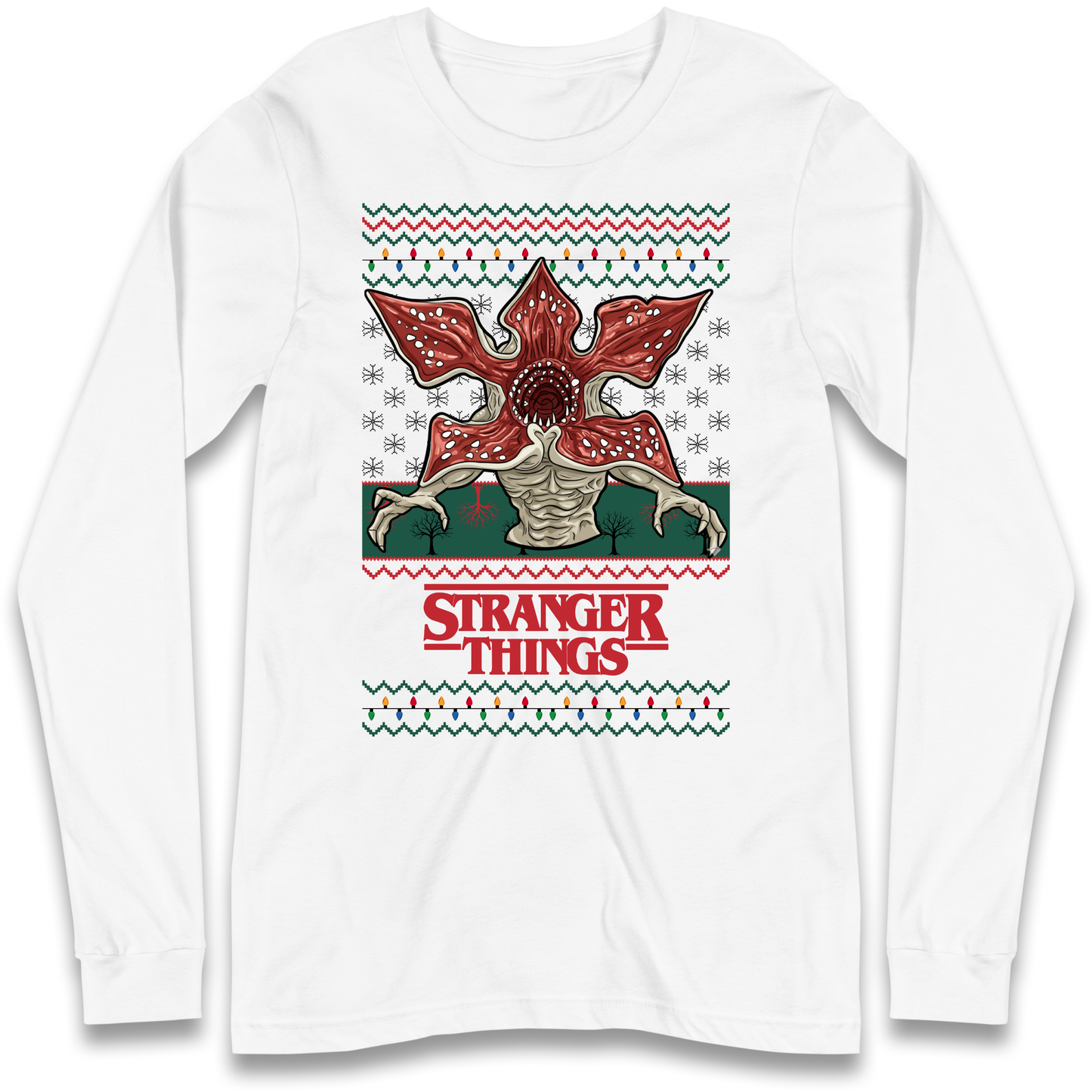 Demogorgon Christmas Longsleeve T Shirt
