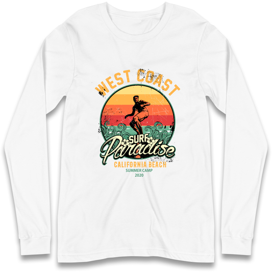 West Coast Surf Paradise Longsleeve T Shirt