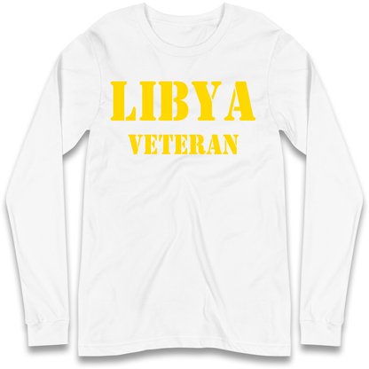 Libya Veteran Longsleeve T Shirt