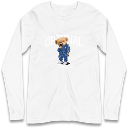 Teddy Bear Original Streetwear Longsleeve T Shirt