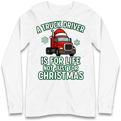 Truck Driver Christmas Longsleeve T Shirt