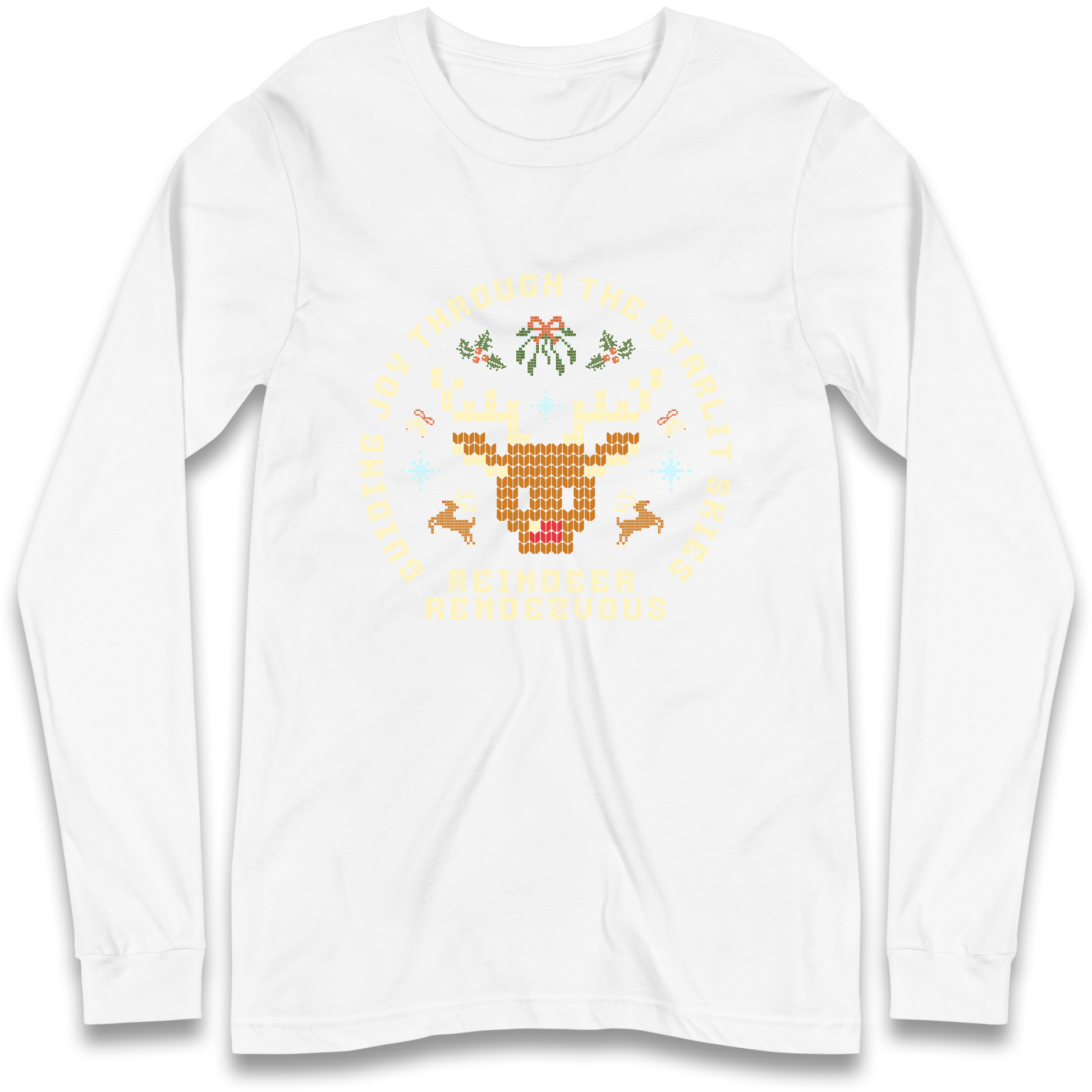 Reindeer Rendezvous Christmas Longsleeve T Shirt