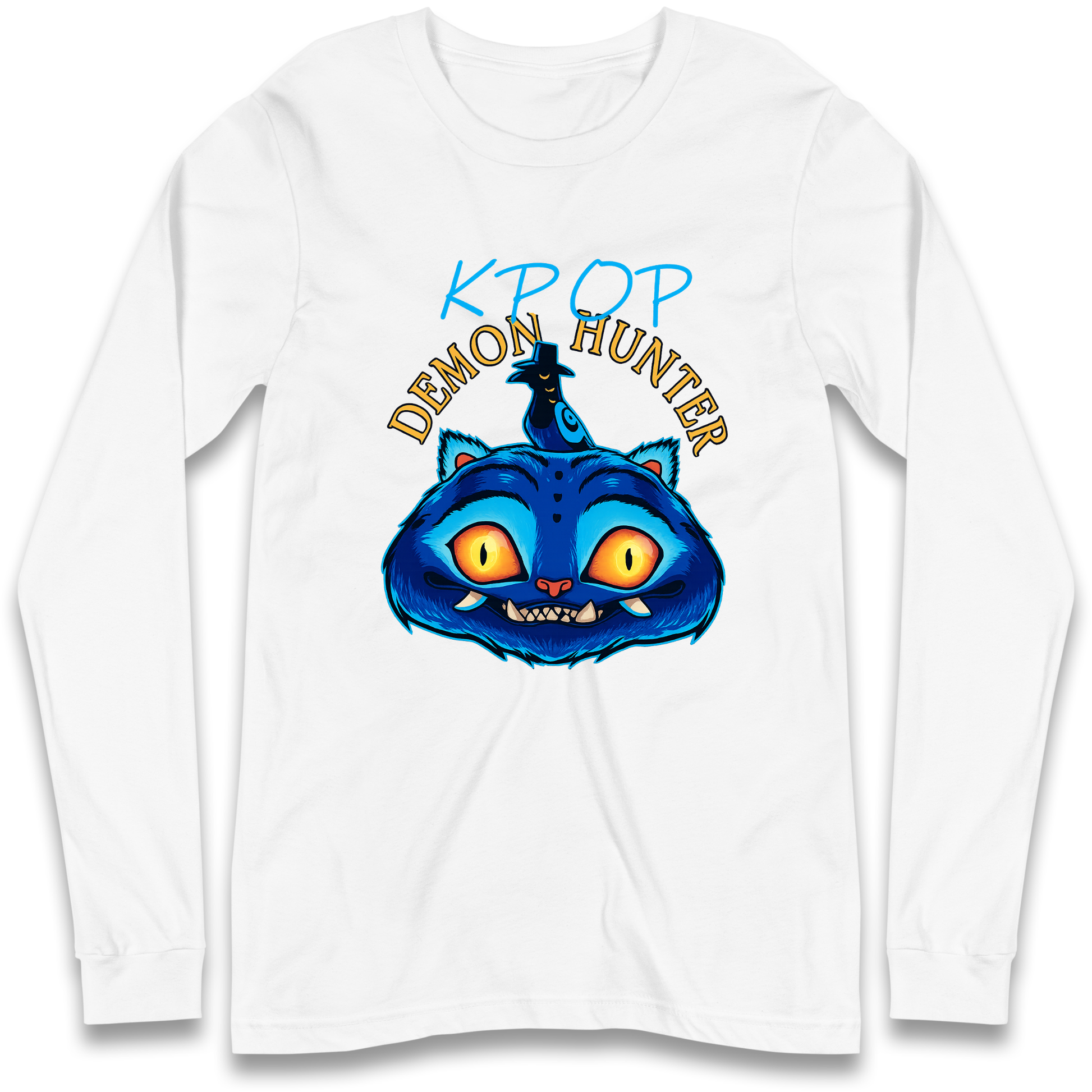 Kpop Demon Hunter Derpy Tiger Longsleeve T Shirt