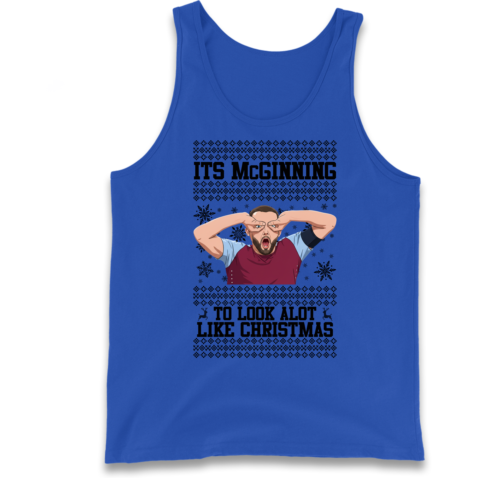 John McGinn Christmas Tank Top