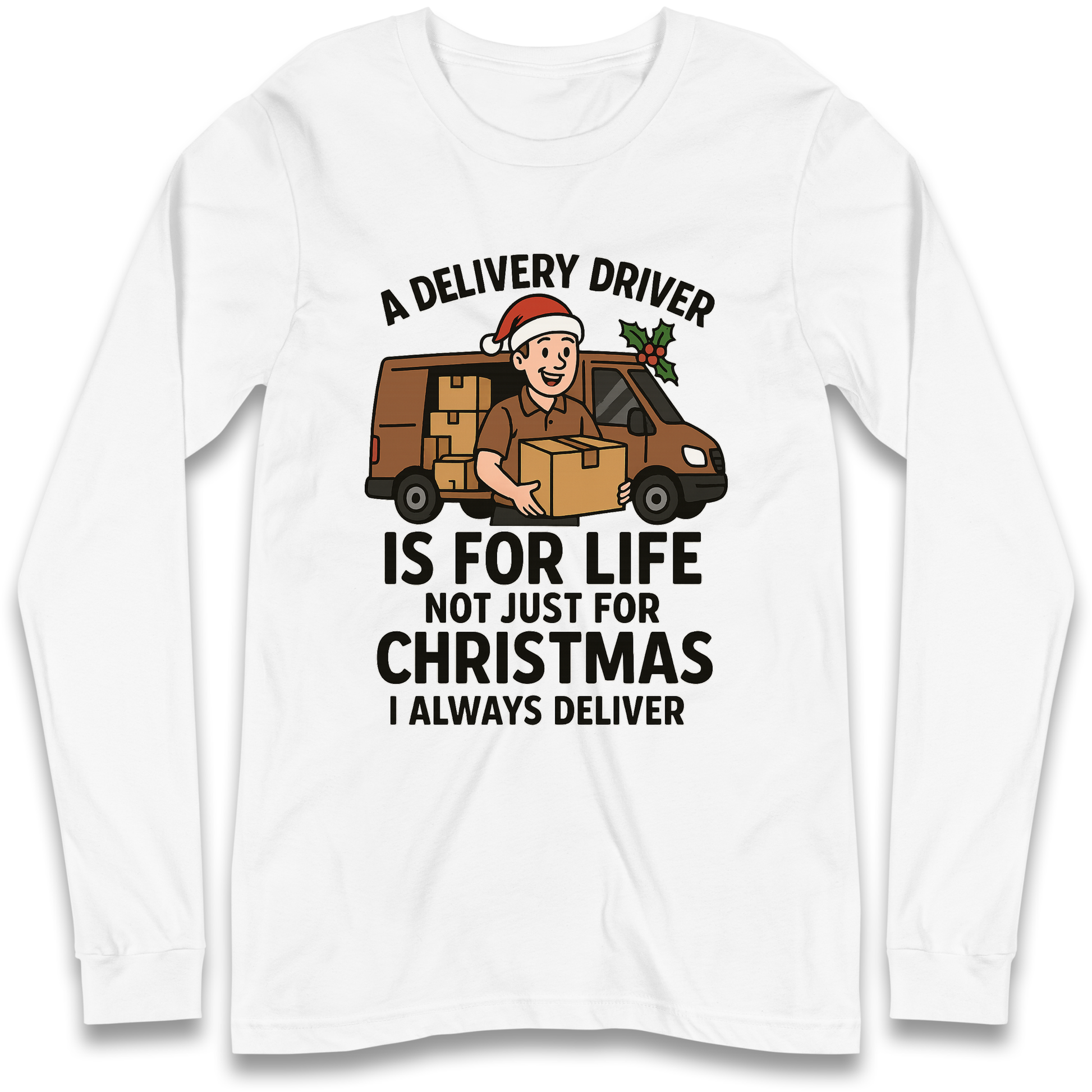Delivery Driver Christmas Longsleeve T Shirt