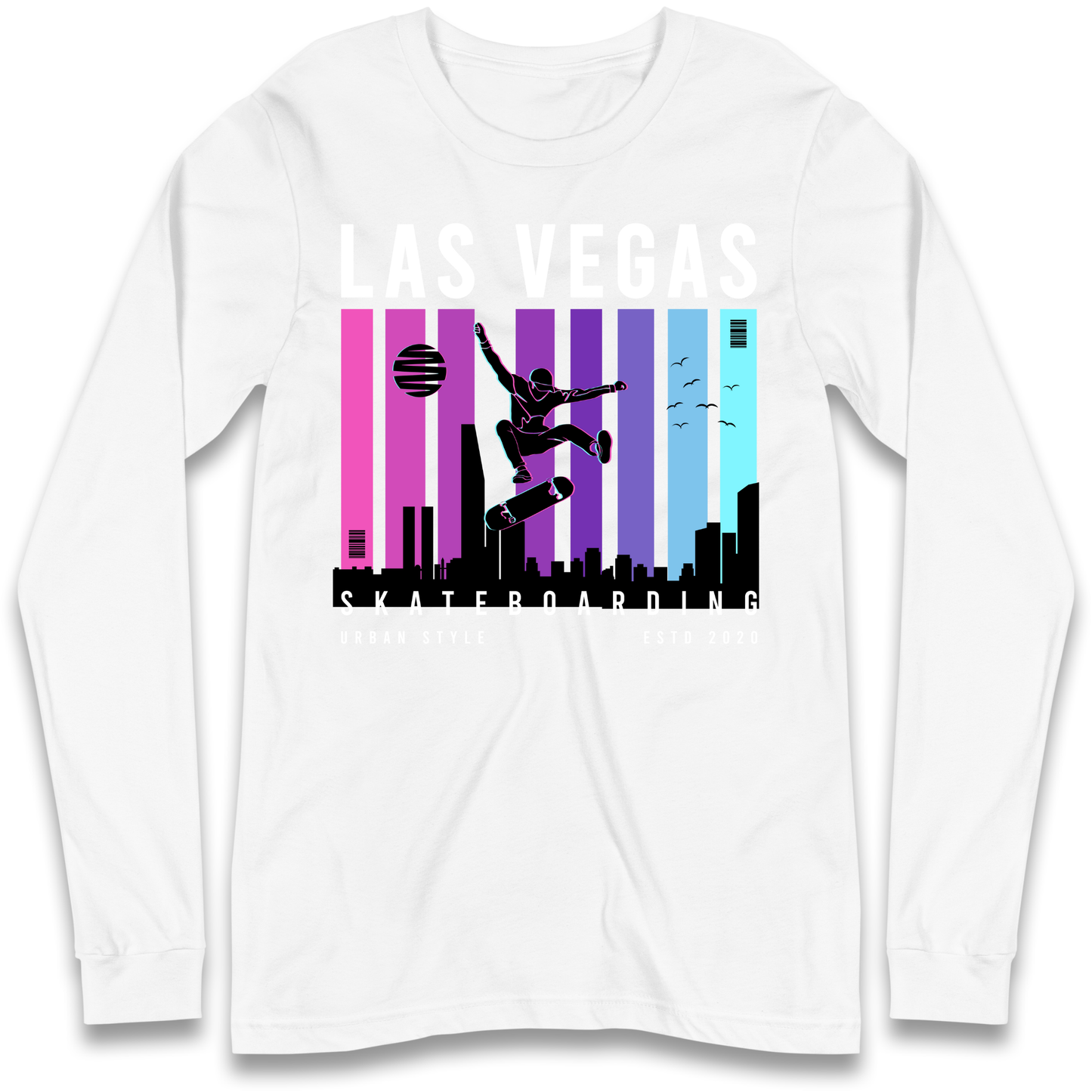 Las Vegas Skateboarding Longsleeve T Shirt