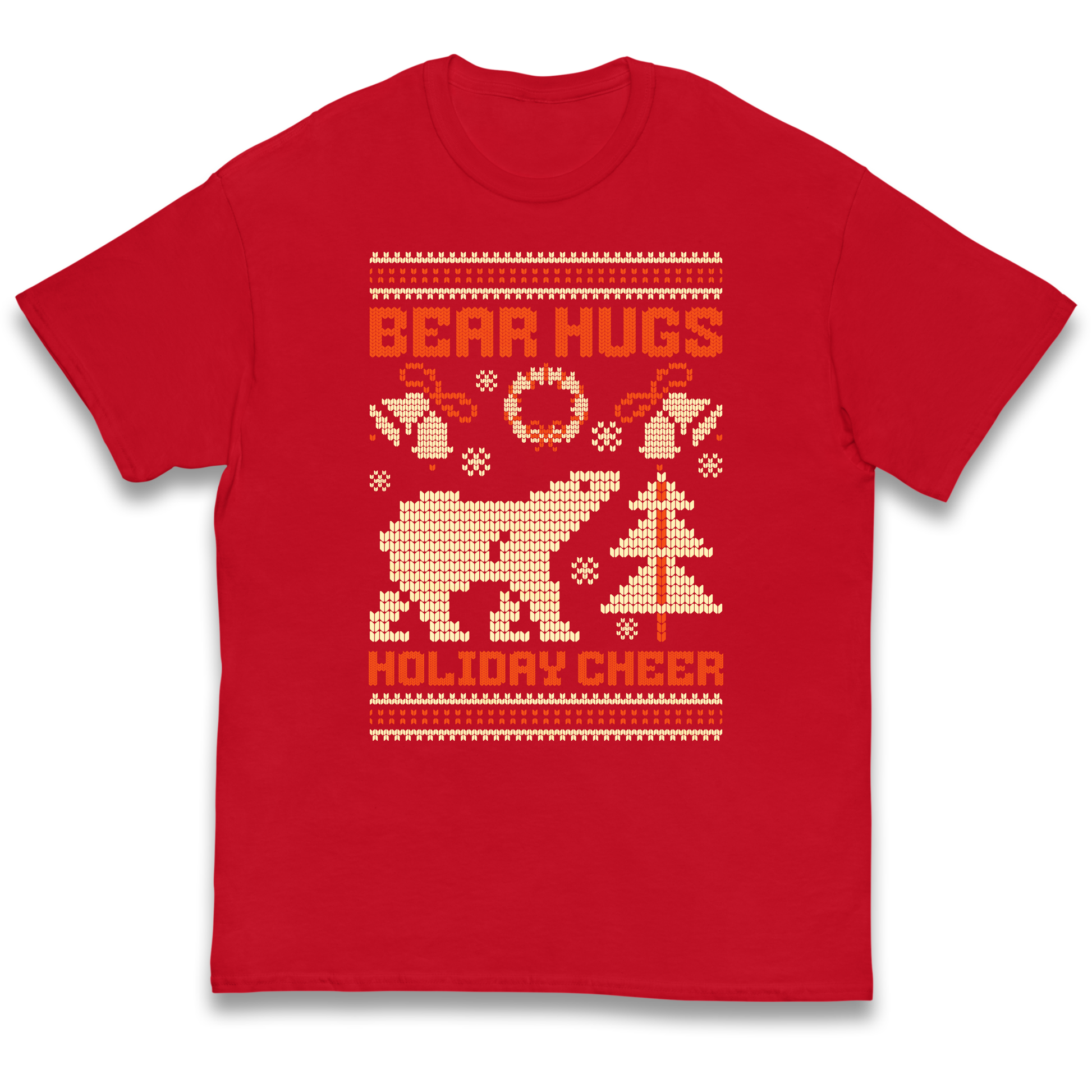 Bear Hugs Holiday Cheer kids t shirt