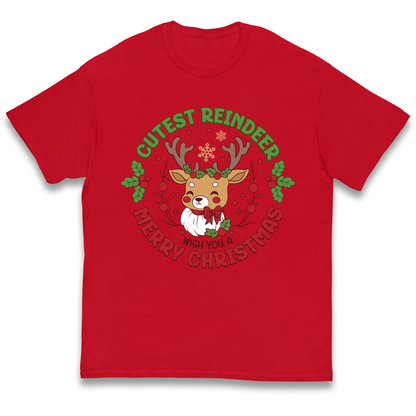 Cutest Reindeer kids t shirt