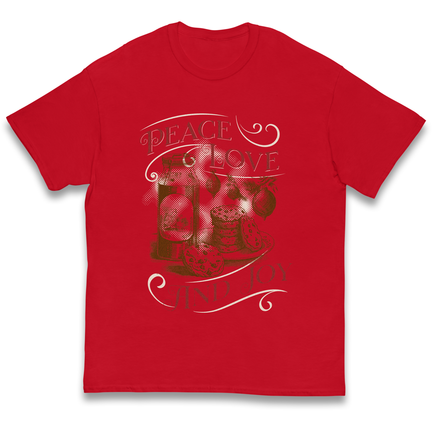 Peace Love And Joy Christmas kids t shirt