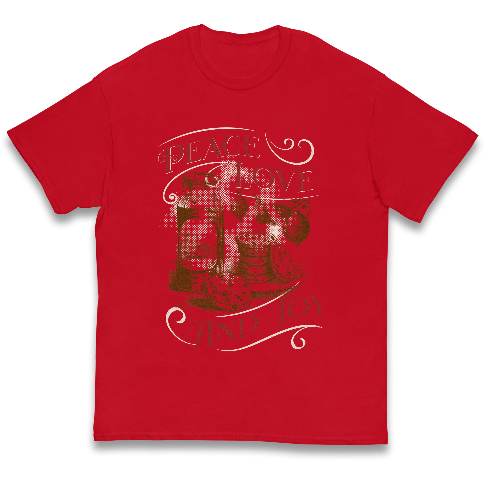 Peace Love And Joy Christmas kids t shirt
