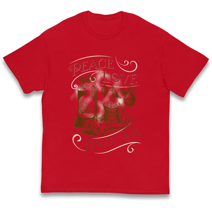 Peace Love And Joy Christmas kids t shirt