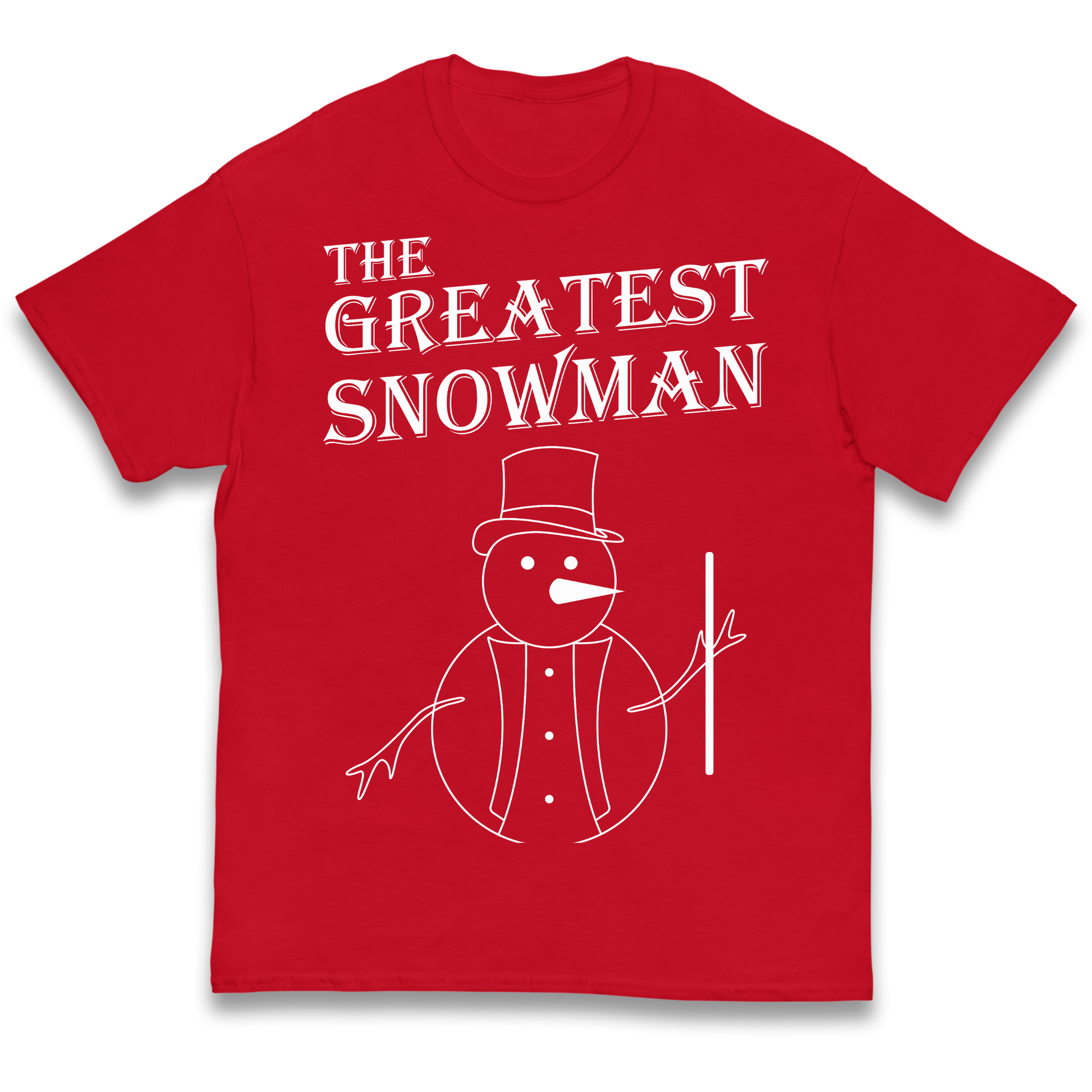 The Greatest Snowman Christmas kids t shirt