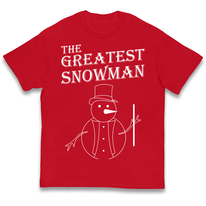 The Greatest Snowman Christmas kids t shirt