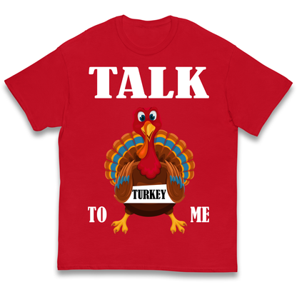 Talk Turkey To Me Christmas kids t shirt