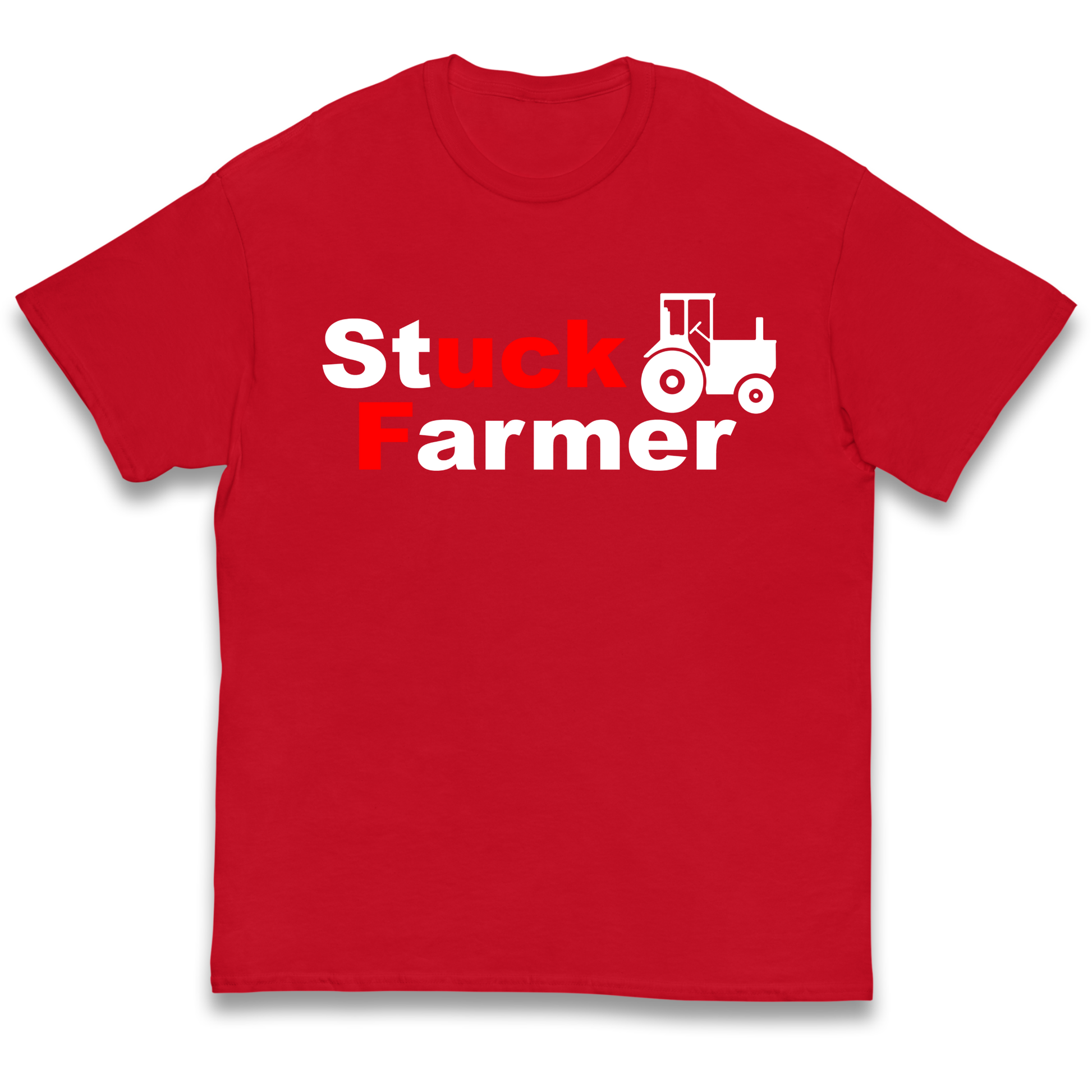 Stuck Farmer Kids T Shirt