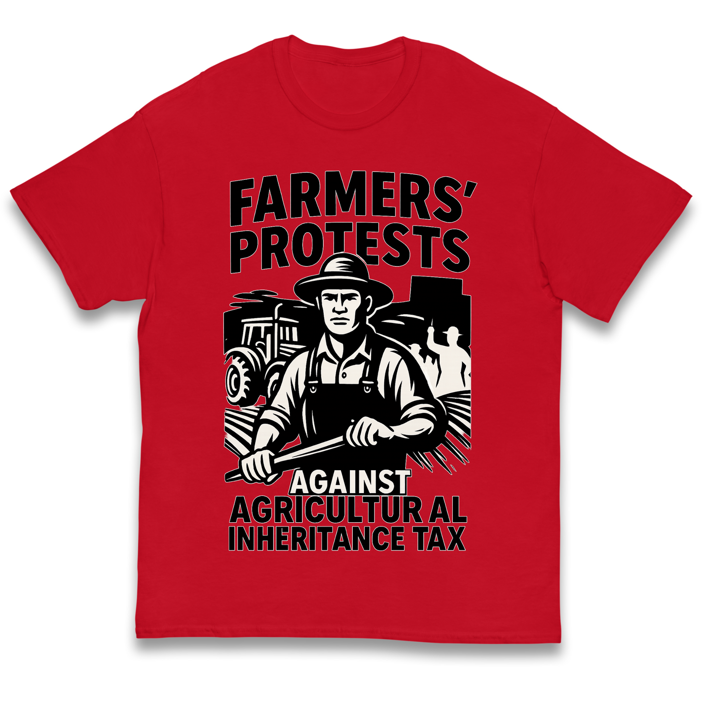Farmers’ Protests Against Agricultural Inheritance Tax kids t shirt