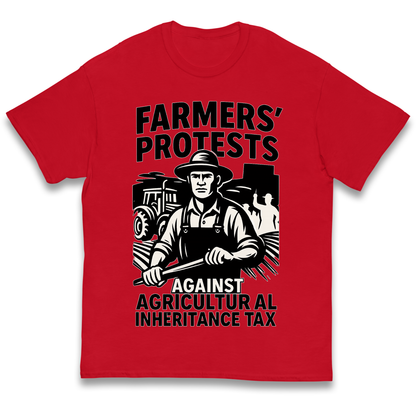 Farmers’ Protests Against Agricultural Inheritance Tax kids t shirt