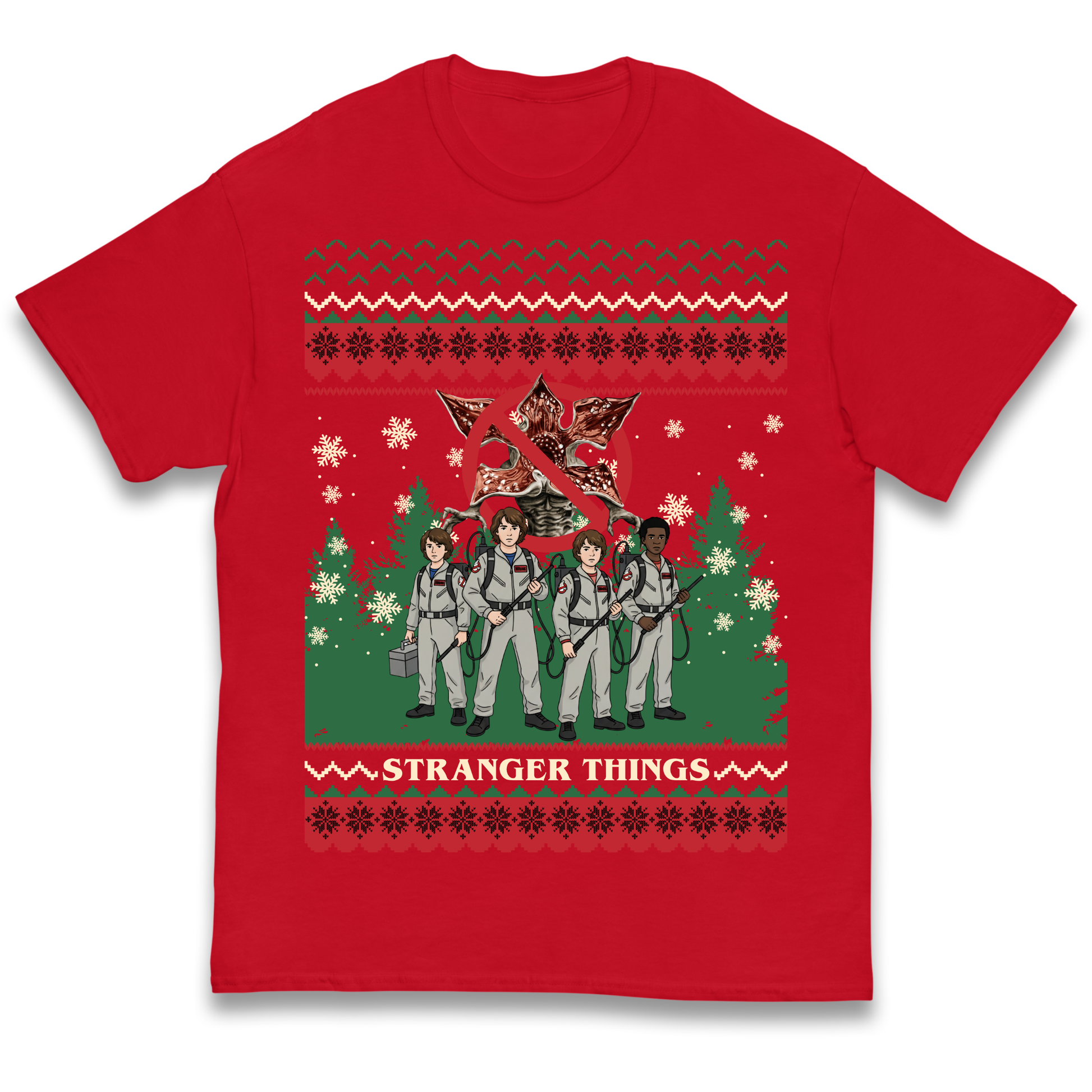 Stranger Things Demogorgon Christmas Kids T Shirt