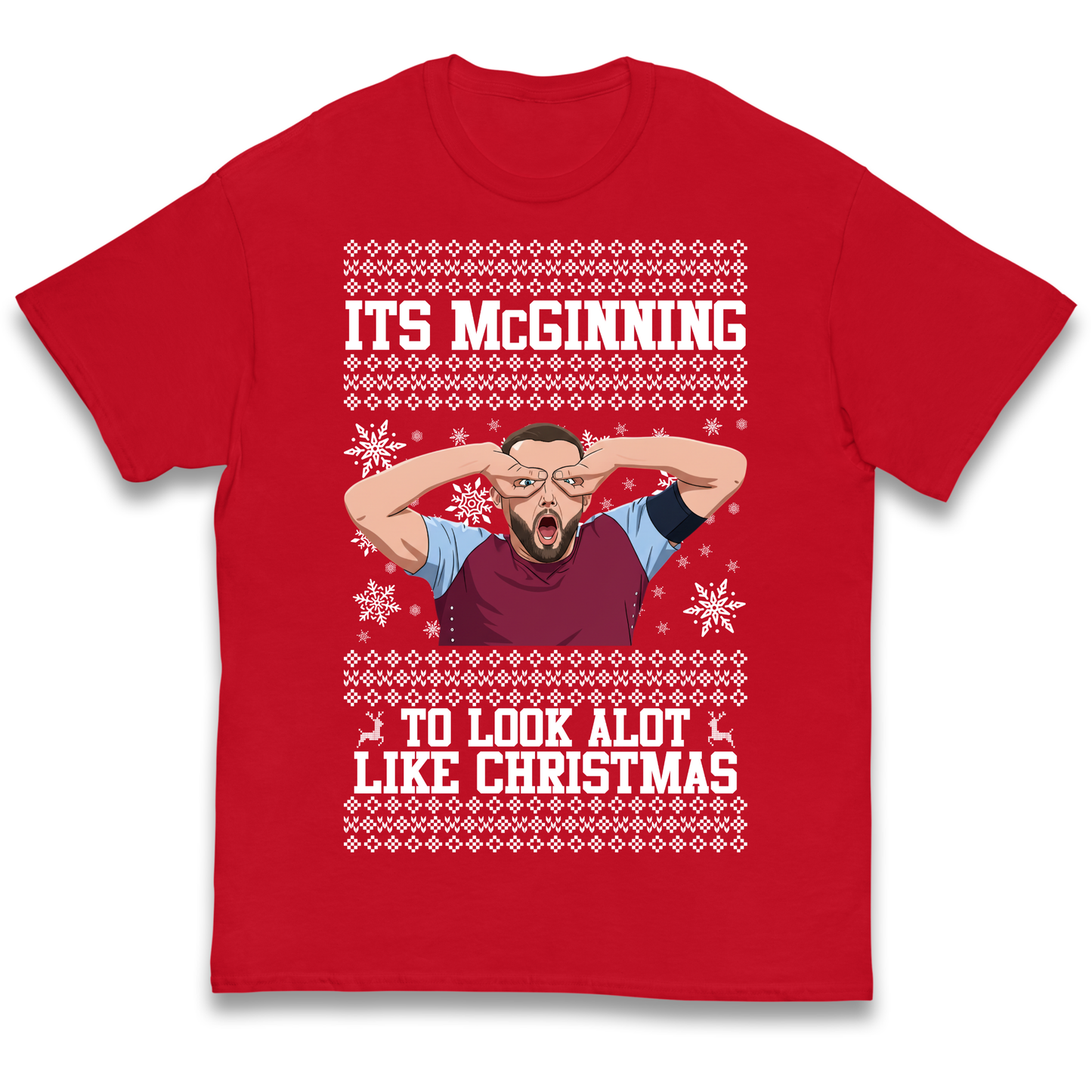 John McGinn Christmas Kids T Shirt