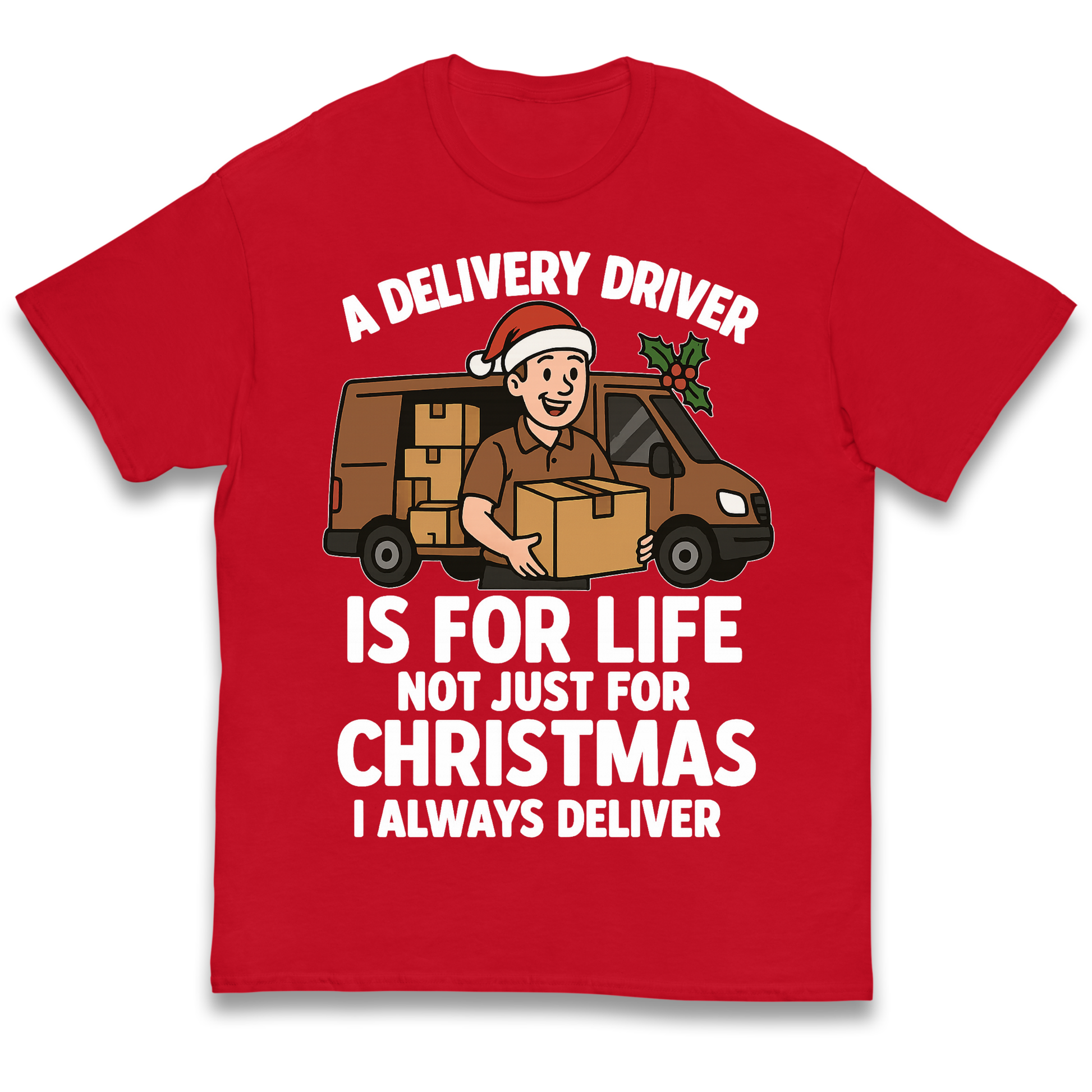 Delivery Driver Christmas Kids T Shirt