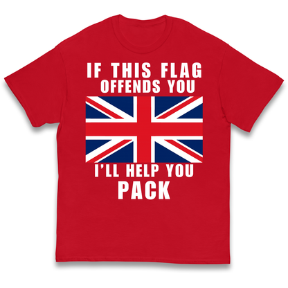 If This Flag Offends You I Will Help You Pack kids t shirt