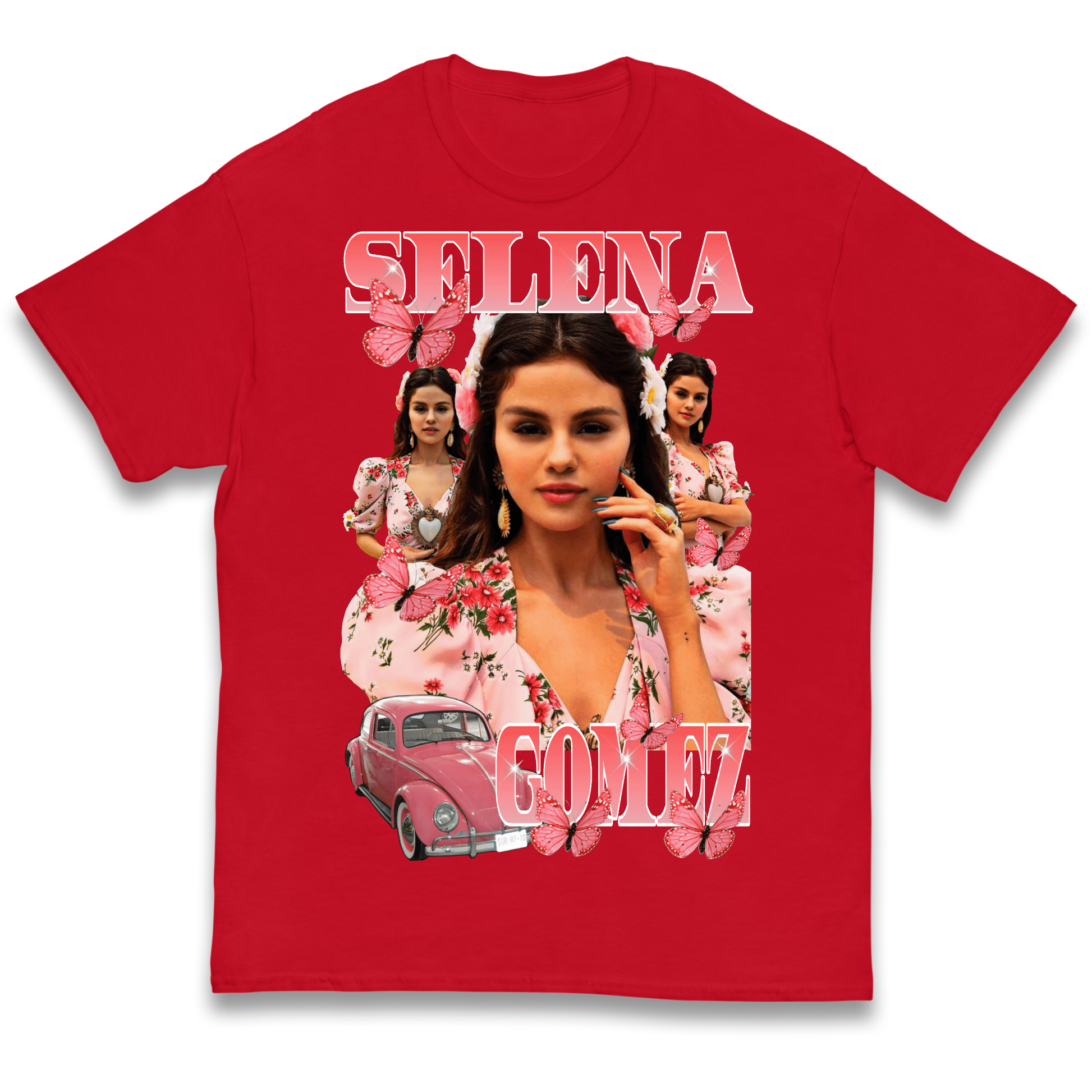 Selena Gomez Pink kids t shirt