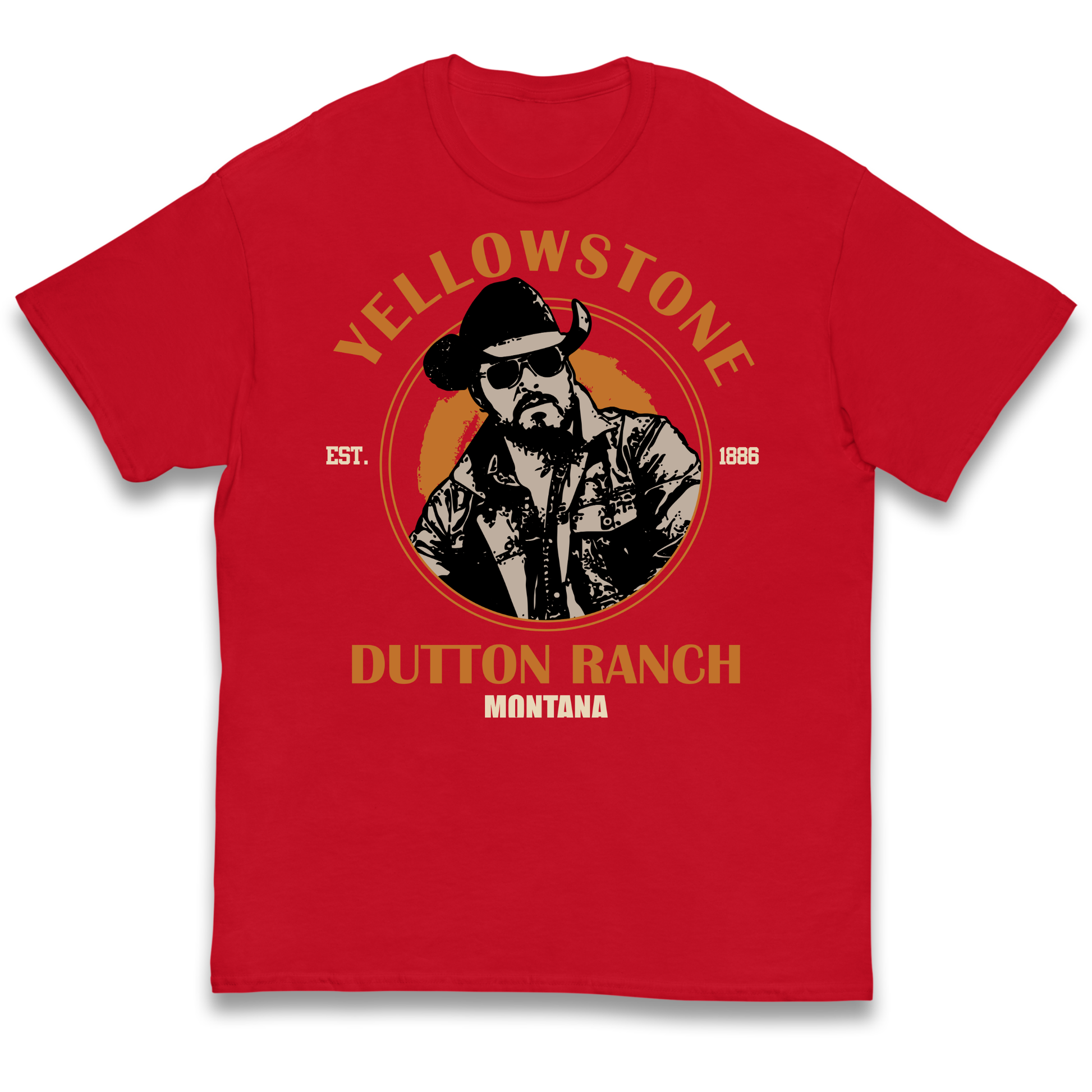 Yellowstone Dutton Ranch Montana Kids T Shirt