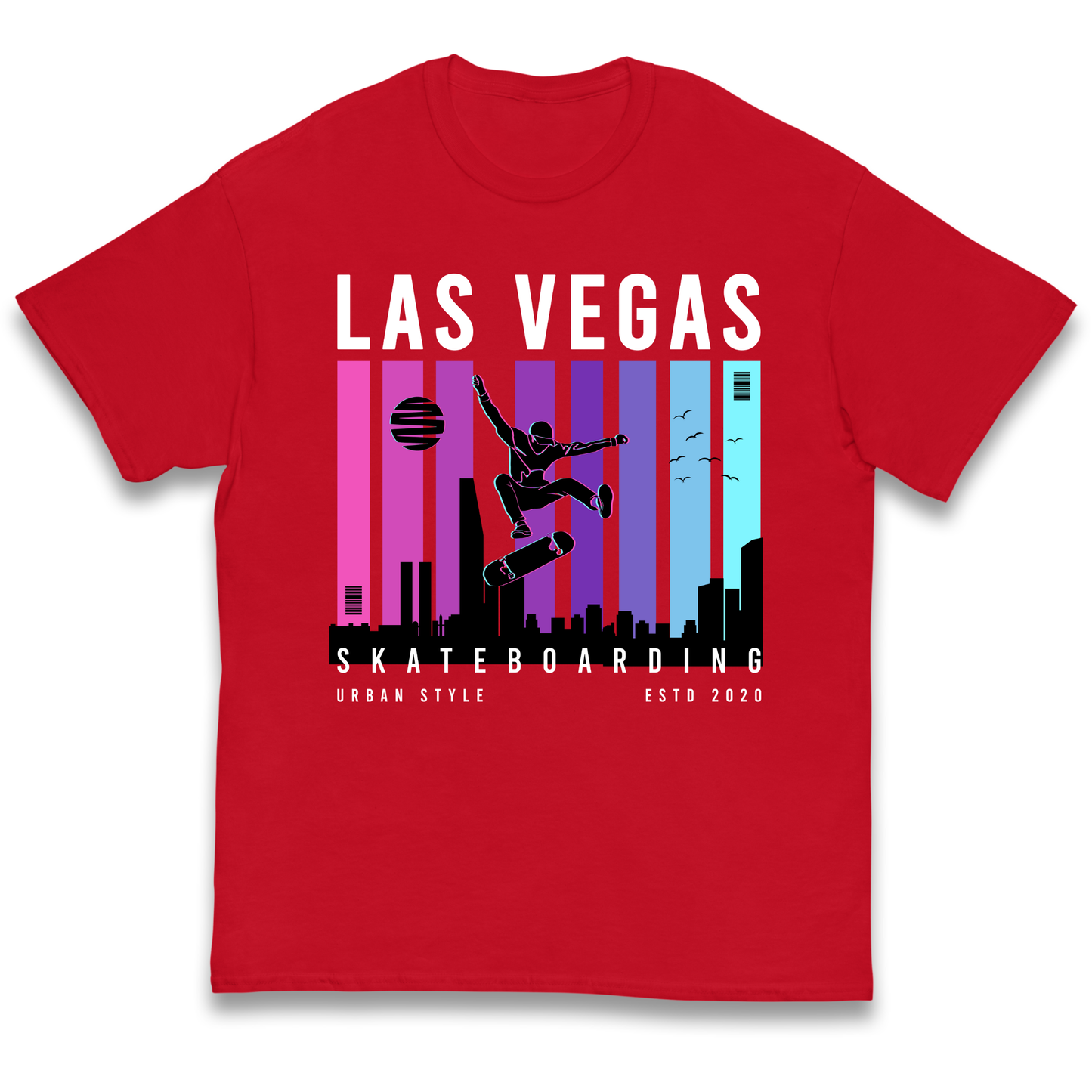 Las Vegas Skateboarding kids t shirt