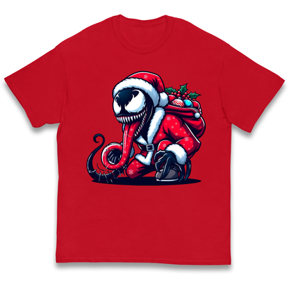 Venom Santa kids t shirt