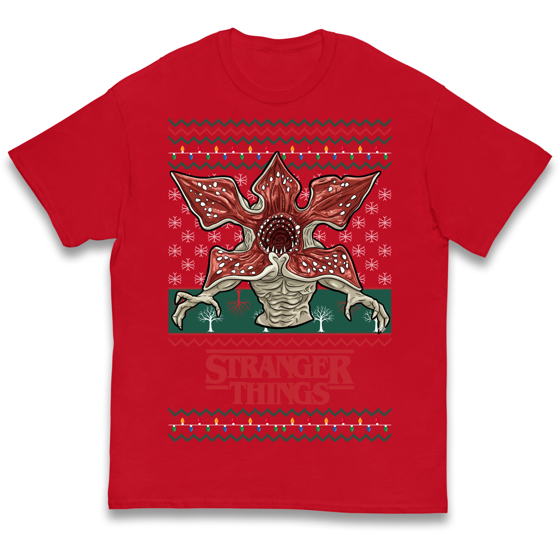 Demogorgon Christmas Kids T Shirt