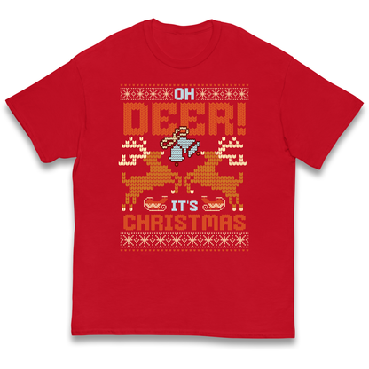 Oh Deer its Christmas kids t shirt