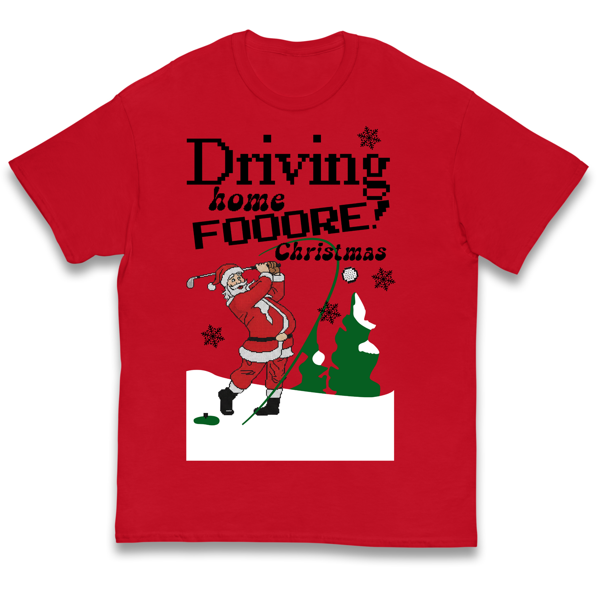 Christmas Golf Kids T Shirt