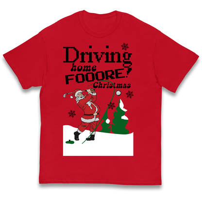 Christmas Golf Kids T Shirt