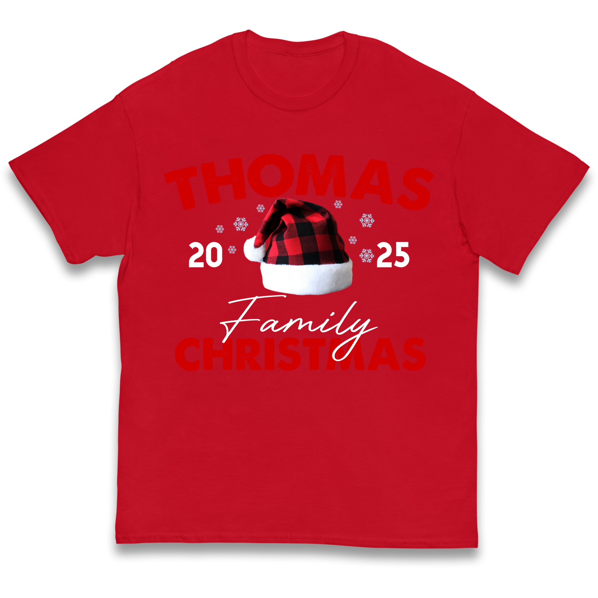 Thomas Family Christmas kids t shirt
