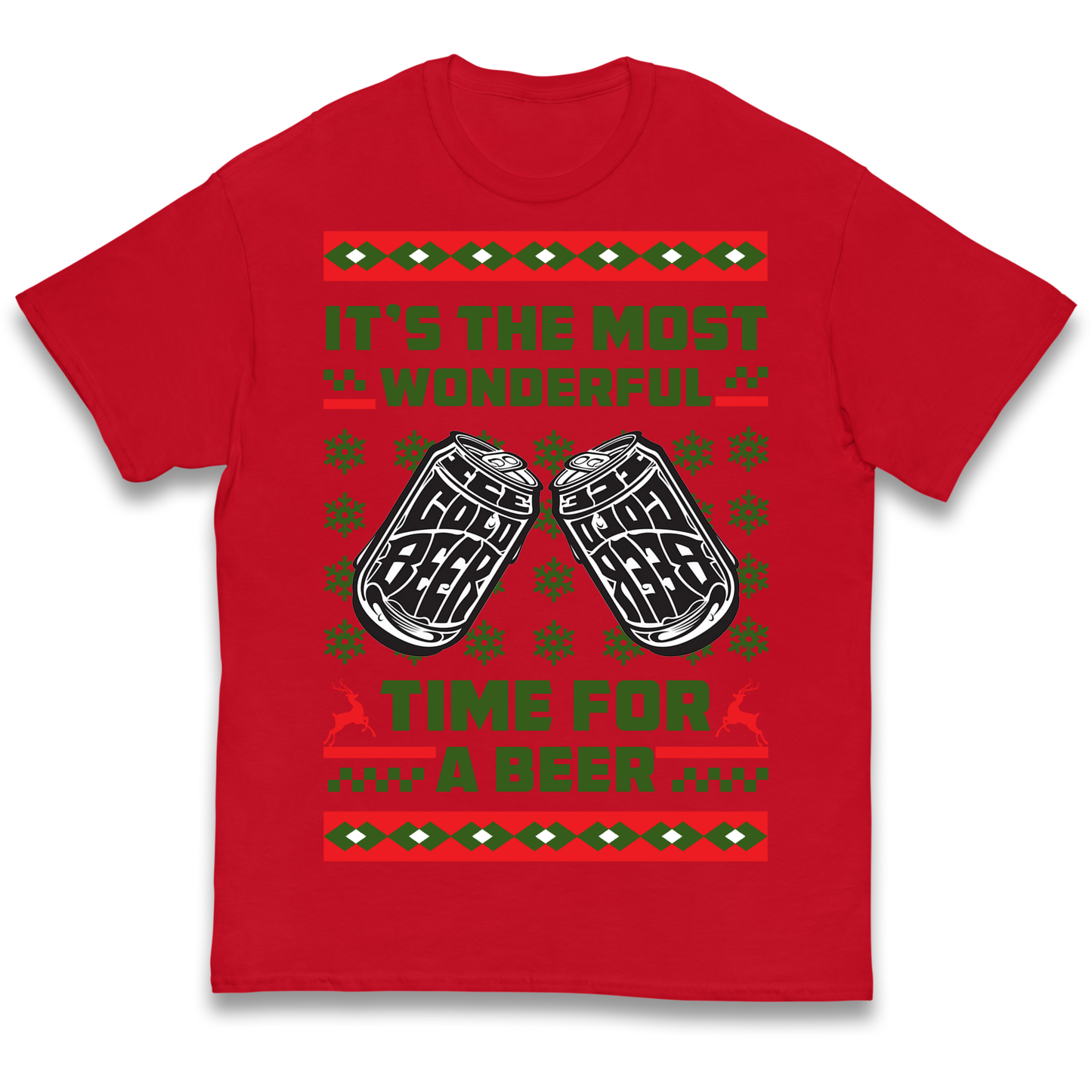 Its The Most Wonderful Time For A Beer Christmas kids t shirt