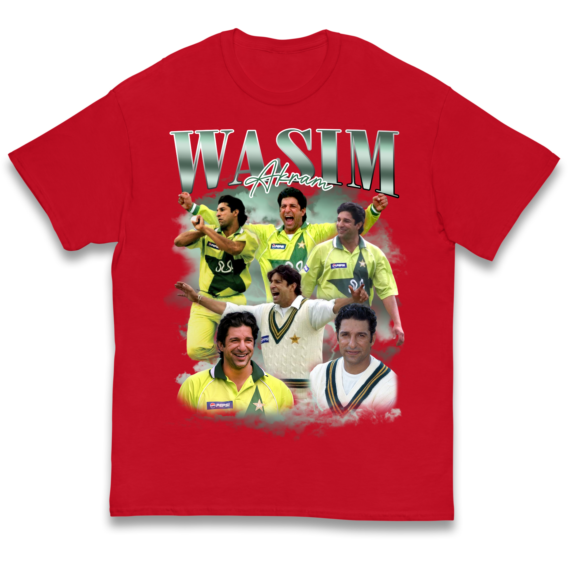 Wasim Akram kids t shirt