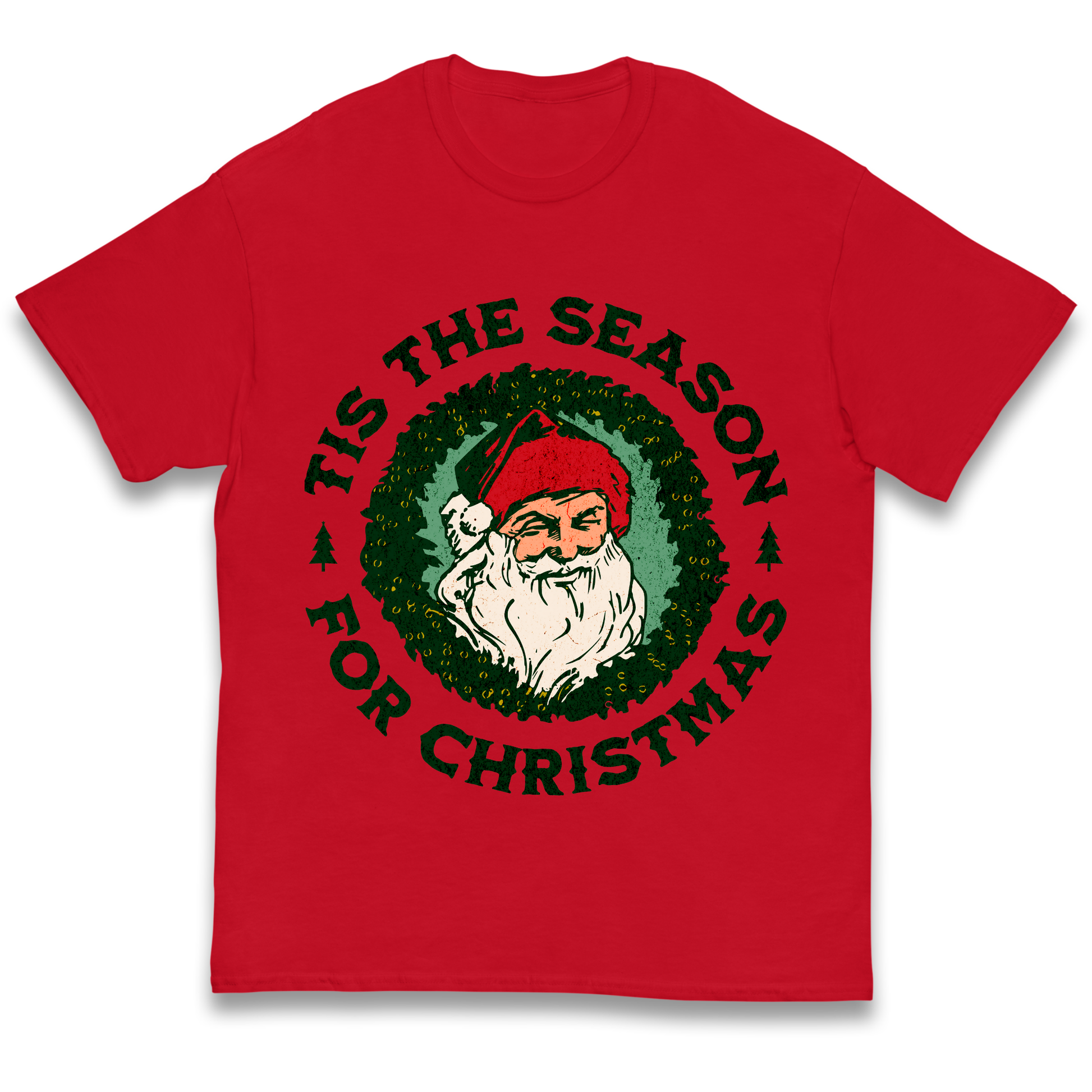 Tis The Season Santa Claus Christmas kids t shirt